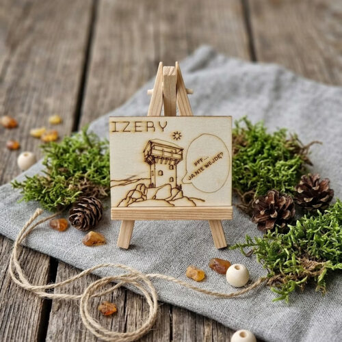 Magnes drewniany Wieża Wysoki Kamień – Karkonosze – Art-Line