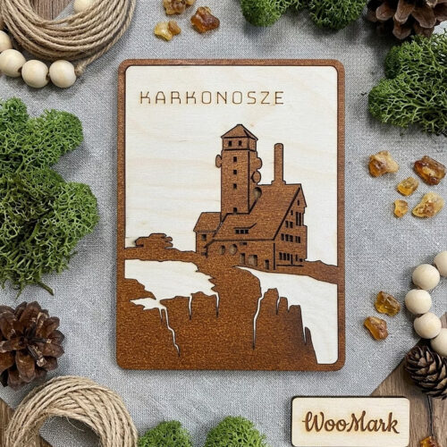 Magnes drewniany Śnieżne Kotły – Karkonosze – Pełny