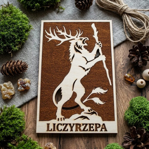 Magnes drewniany Liczyrzepa – Karkonosze – Pełny