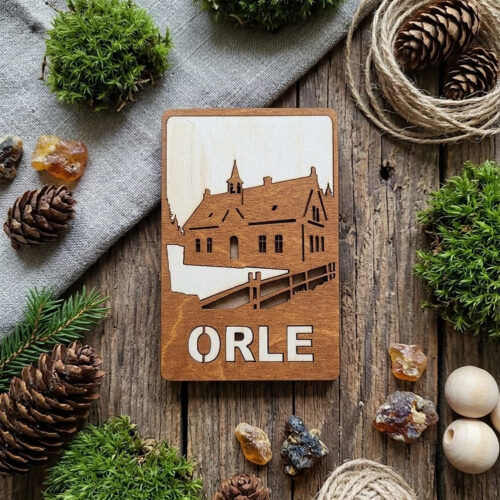 Magnes drewniany Schronisko Orle – Karkonosze – Pełny